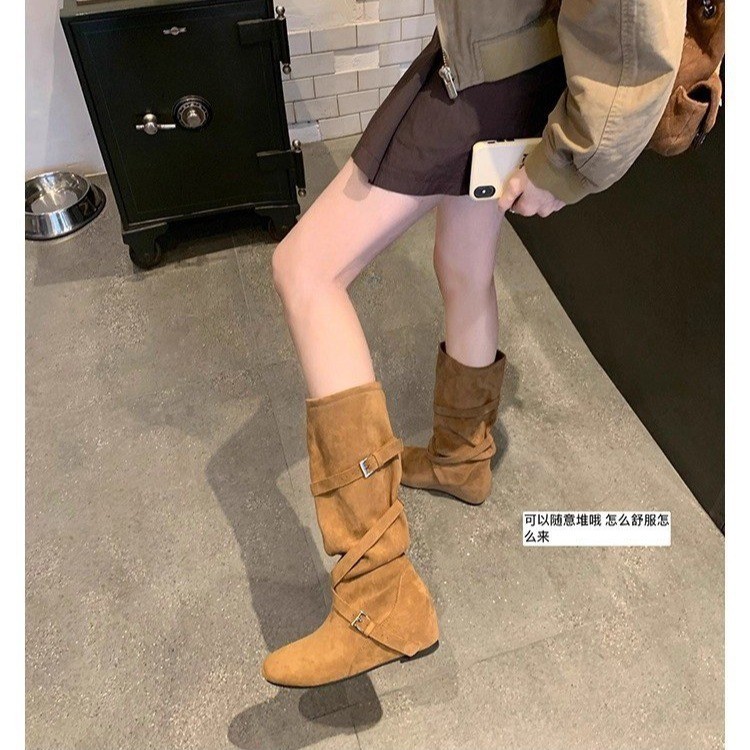 Women'S Fashion Socks - Knight boots women 2026 new British