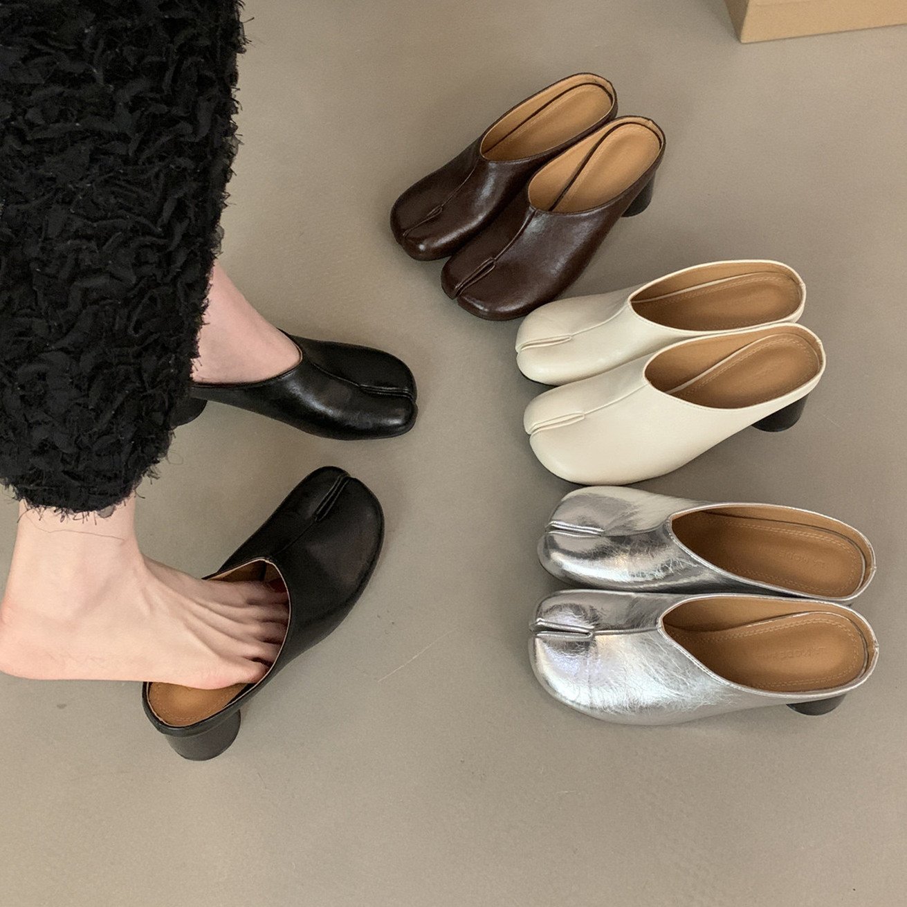 Women'S Fashion Korea - Bailamos Spring Women Split Toe Shoes