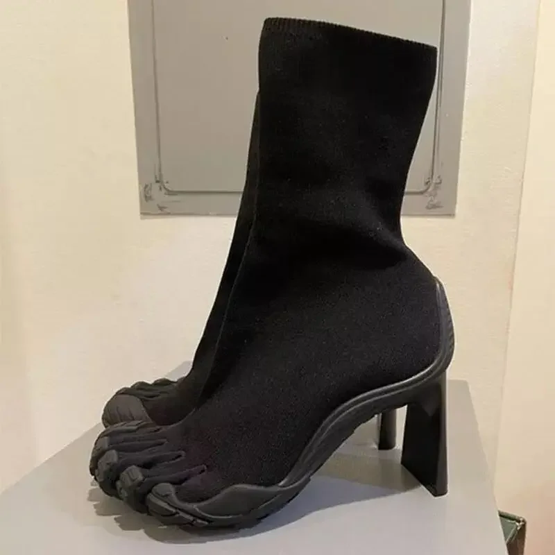 Women'S Fashion Socks - Five Finger Toe Fashion Novel Women