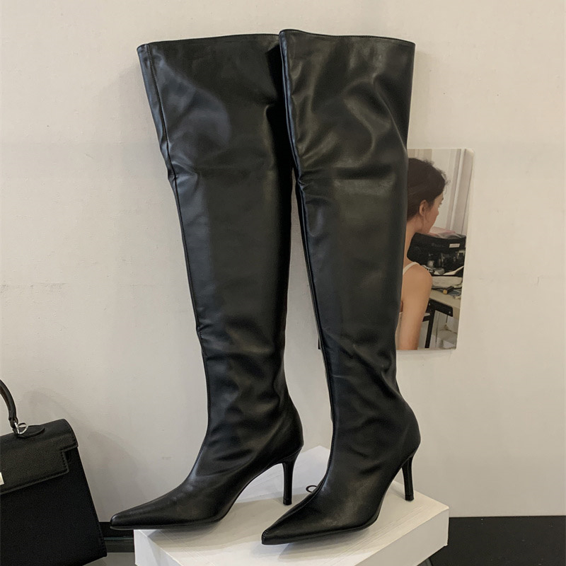 Eilyken 2026 Winter Design Ple - Women'S Fashion Leather Boots ulasan dan harga