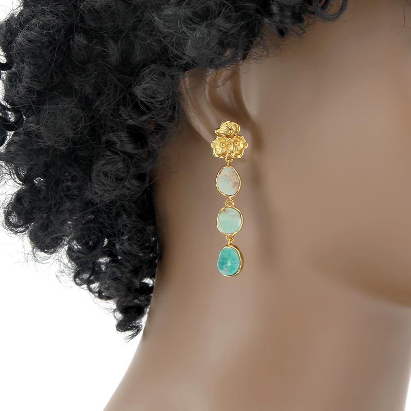 IVOG Green Semi-Precious Stone - Women'S Fashion Website ulasan dan harga