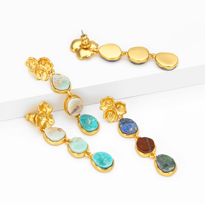 IVOG Green Semi-Precious Stone - Women'S Fashion Website ulasan dan harga