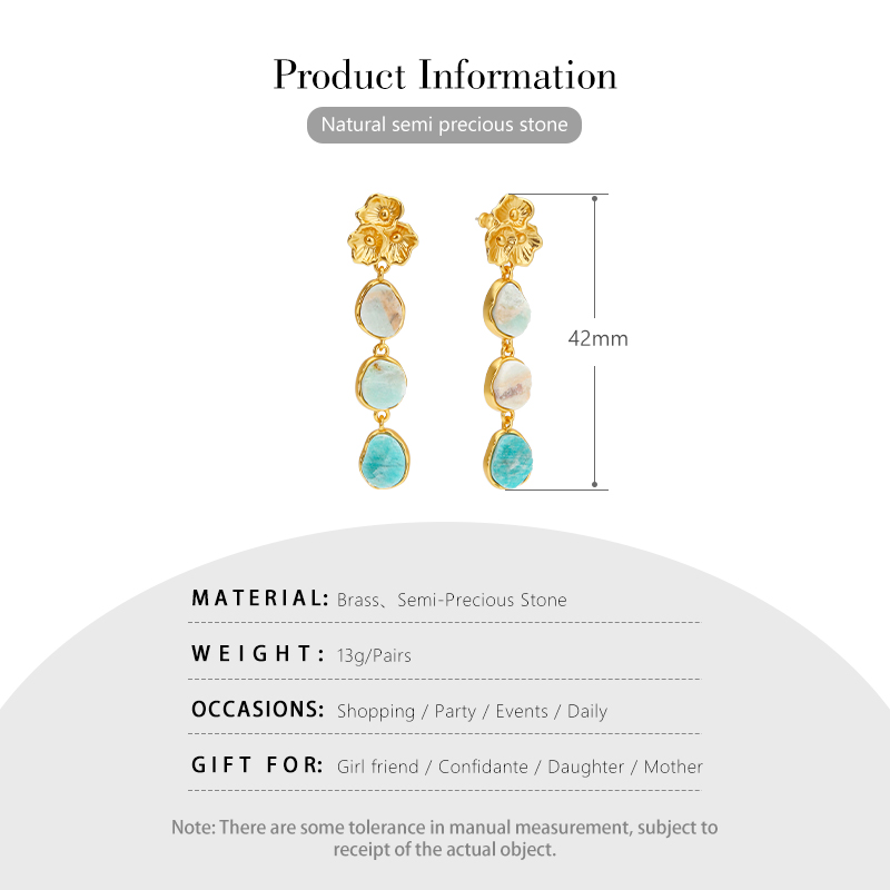 IVOG Green Semi-Precious Stone - Women'S Fashion Website ulasan dan harga