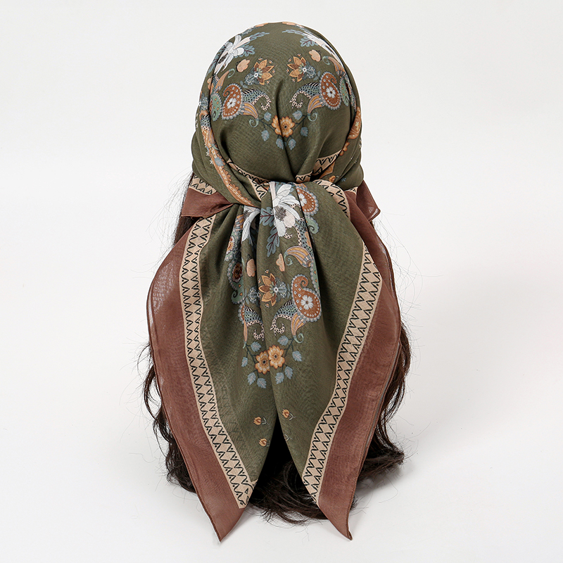 New Muslim Square Hijab Scarf  - Women'S Fashion Visor ulasan dan harga