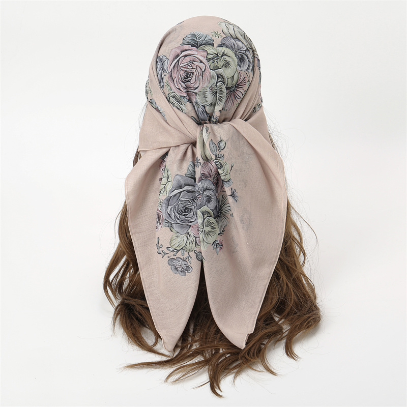 New Muslim Square Hijab Scarf  - Women'S Fashion Visor ulasan dan harga