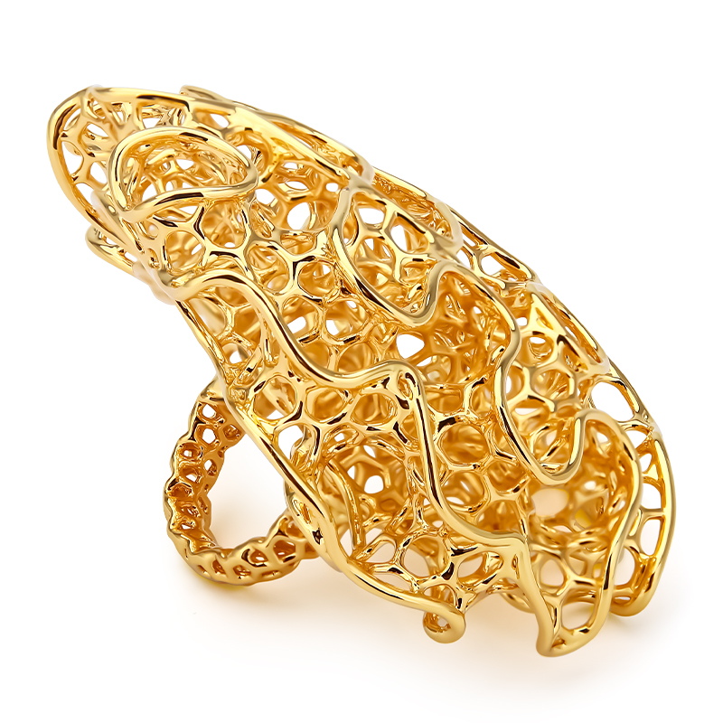 IVOG Hollow Out 18K Gold Plate - Women'S Fashion Website ulasan dan harga
