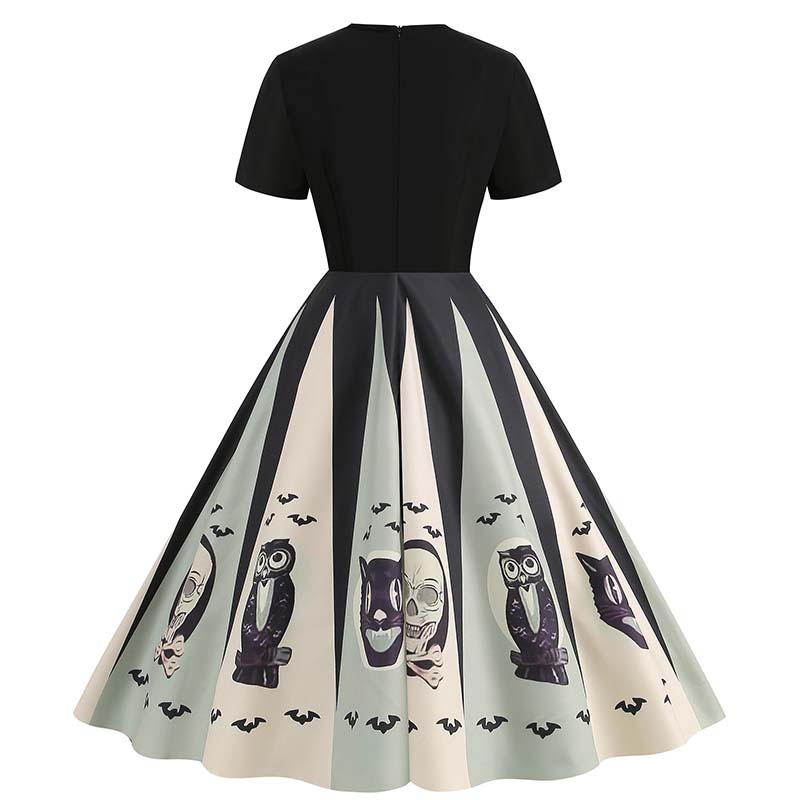 Women Halloween Dresses Short  - Women'S Fashion Of The 50S ulasan dan harga