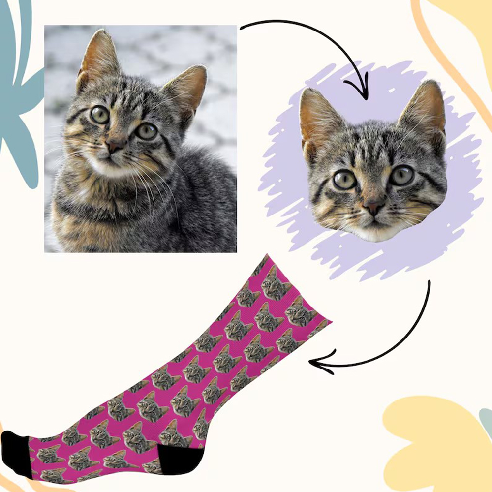 Customize face socks fashion h - Women'S Fashion Socks ulasan dan harga