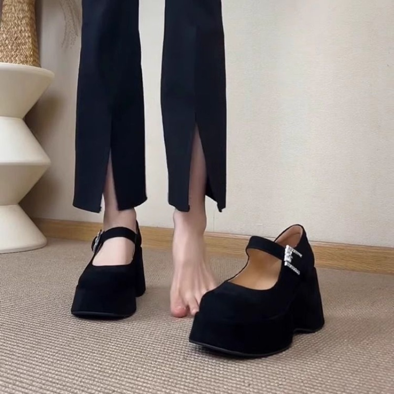 Thick Platform Mary Jane Shoes - Women'S Fashion Korea ulasan dan harga
