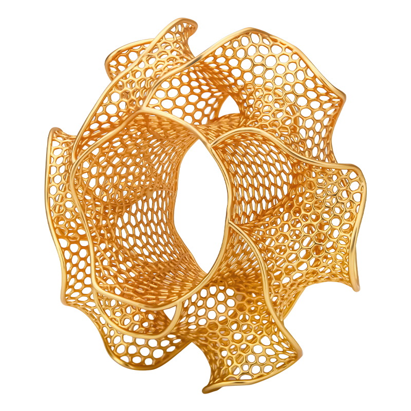 IVOG Petals Design Gold Color  - Women'S Fashion Website ulasan dan harga