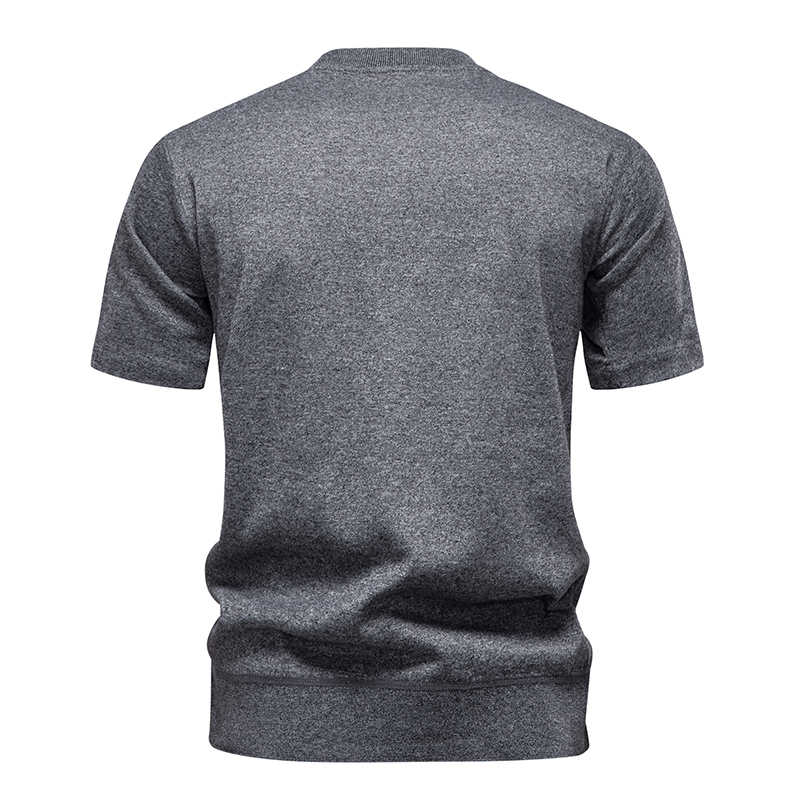 Men's Knit Pullovers Short Sle - Ribbed Knit Sweater ulasan dan harga