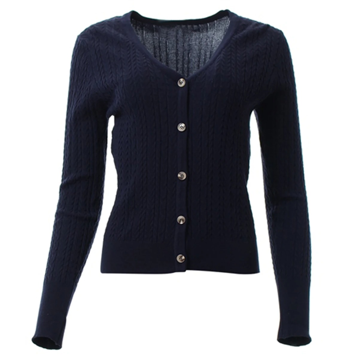 Plus Size Women's Button Down  - Ribbed Knit Sweater ulasan dan harga
