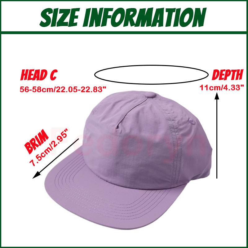 Fedoryn Custom Embroidery Base - Women'S Fashion Visor ulasan dan harga