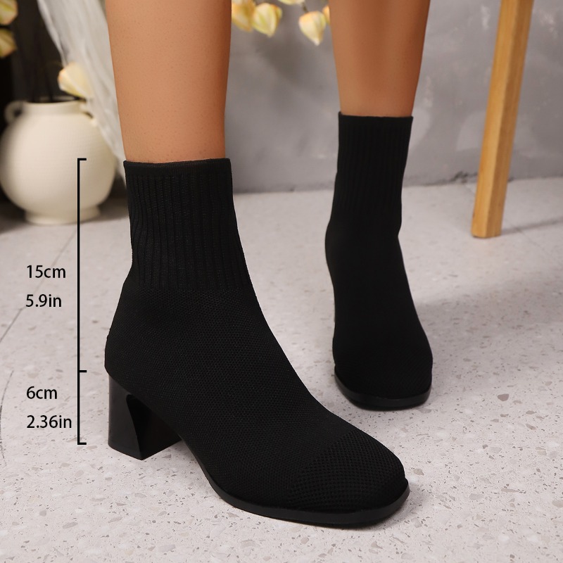 Women's Ankle Boots Knitted He - Women'S Fashion Socks ulasan dan harga