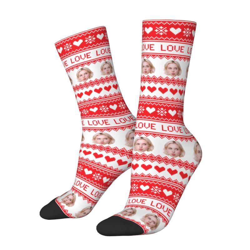 Christmas Personalized Custom  - Women'S Fashion Socks ulasan dan harga