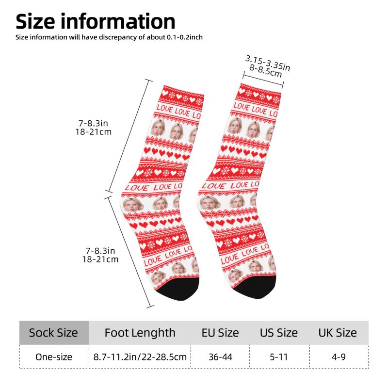 Christmas Personalized Custom  - Women'S Fashion Socks ulasan dan harga