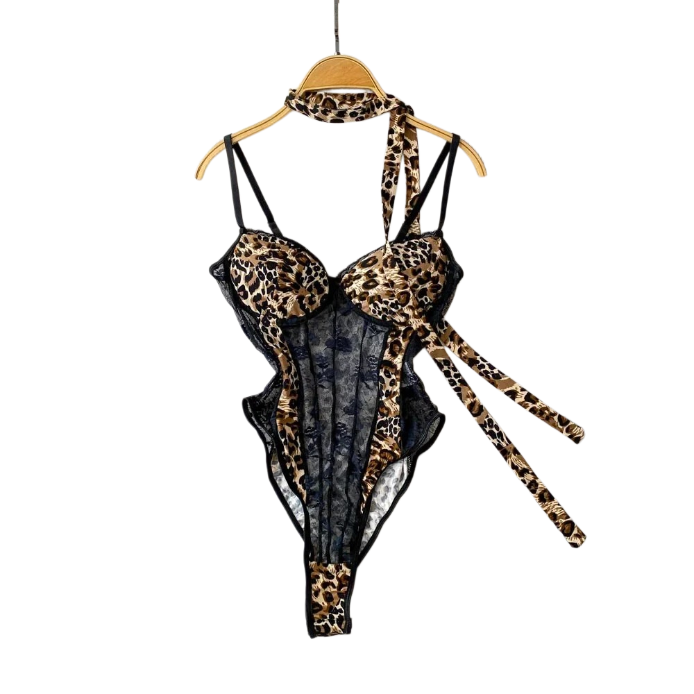Women Hotsweet V-neck Leopard  - Women'S Fashion Trends ulasan dan harga