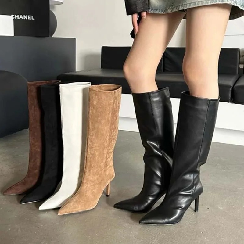 Luxury Women Long Boots Fashio - Women'S Fashion Leather Boots ulasan dan harga