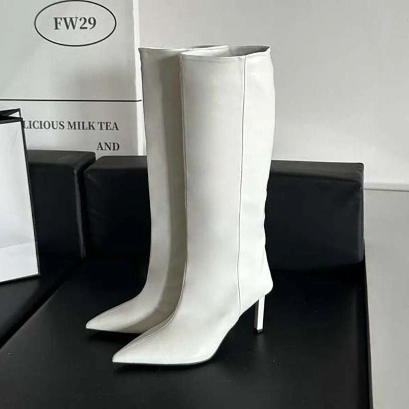 Luxury Women Long Boots Fashio - Women'S Fashion Leather Boots ulasan dan harga