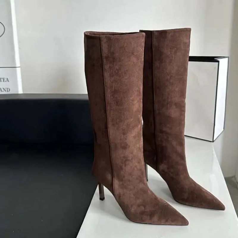 Luxury Women Long Boots Fashio - Women'S Fashion Leather Boots ulasan dan harga