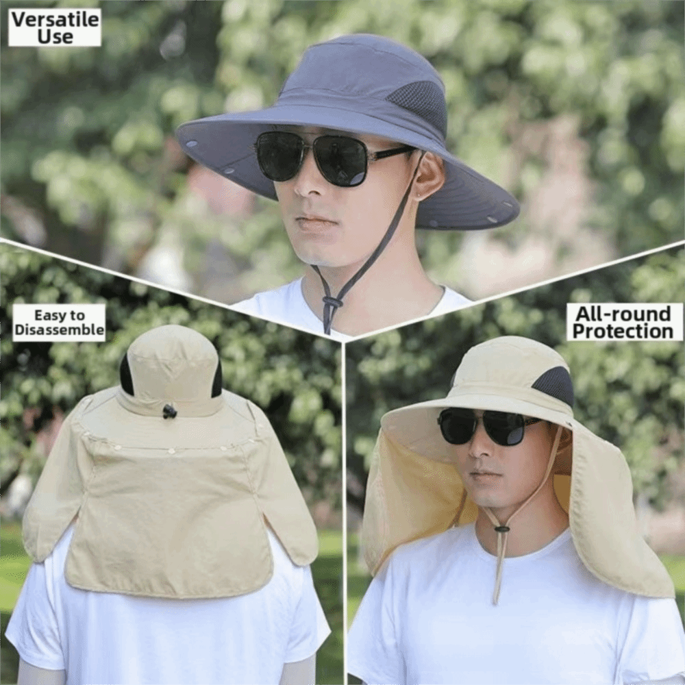Fashion Cloth Men Sun Hat Big  - Women'S Fashion Visor ulasan dan harga