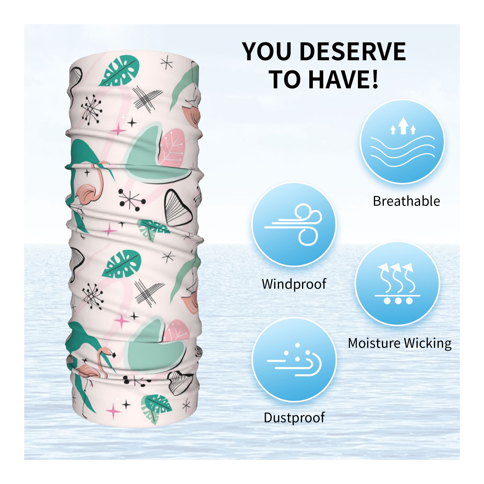 Atomic 50s Flamingo Bandana Ne - Women'S Fashion Of The 50S ulasan dan harga