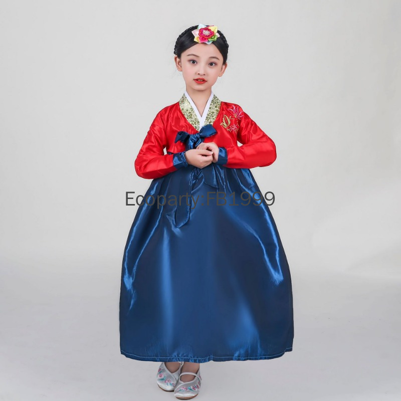4 Colors Girls Hanbok Dress Ko - Women'S Fashion Korea ulasan dan harga