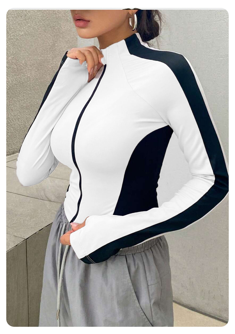 Yoga Clothes Stand Up Collar J - Women'S Fashion Trends ulasan dan harga