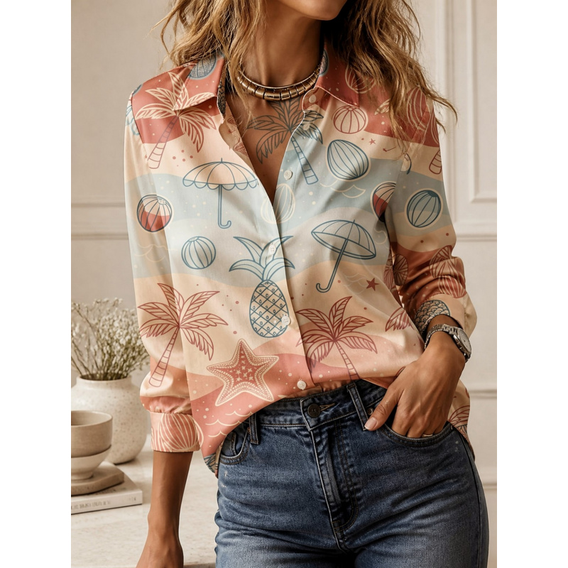 2026Fashion lapel collar long  - Women'S Fashion Trends ulasan dan harga