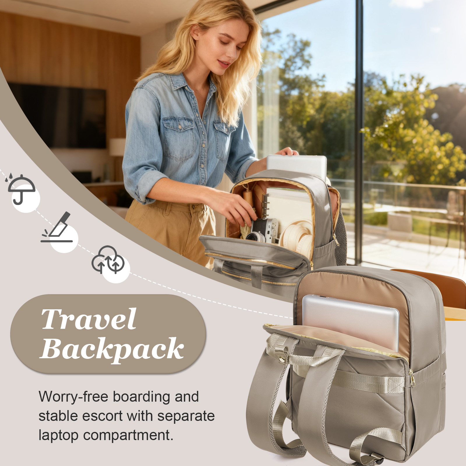 Ryanair 40x30x20 Travel Backpa - Women'S Fashion Trends ulasan dan harga