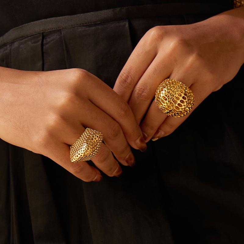 IVOG Large Crown Shape Rings H - Women'S Fashion Website ulasan dan harga