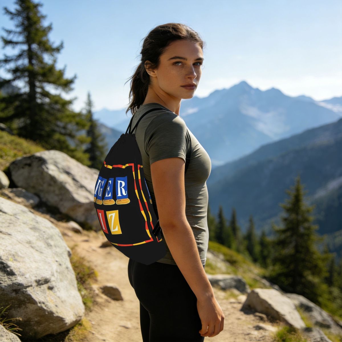 Burger Quiz New Logo Backpacks - Women'S Fashion Quiz ulasan dan harga