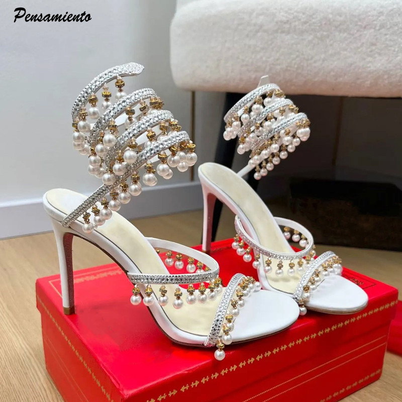 Luxury Rhinestones Pearls Tass - Women Fashion Ideas ulasan dan harga