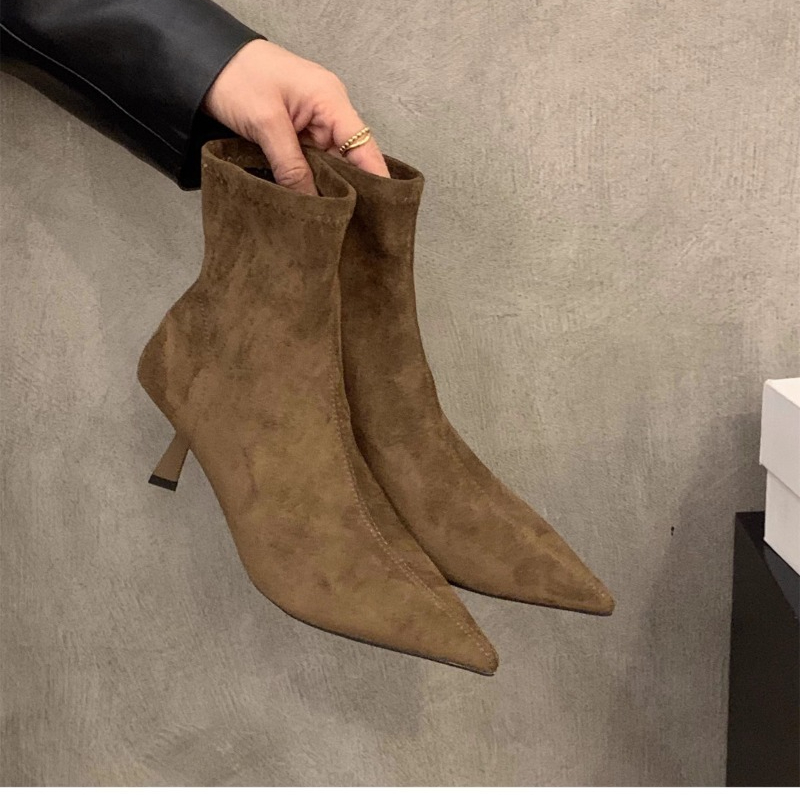 Women's Suede Stretch Ankle Bo - Women'S Fashion Socks ulasan dan harga