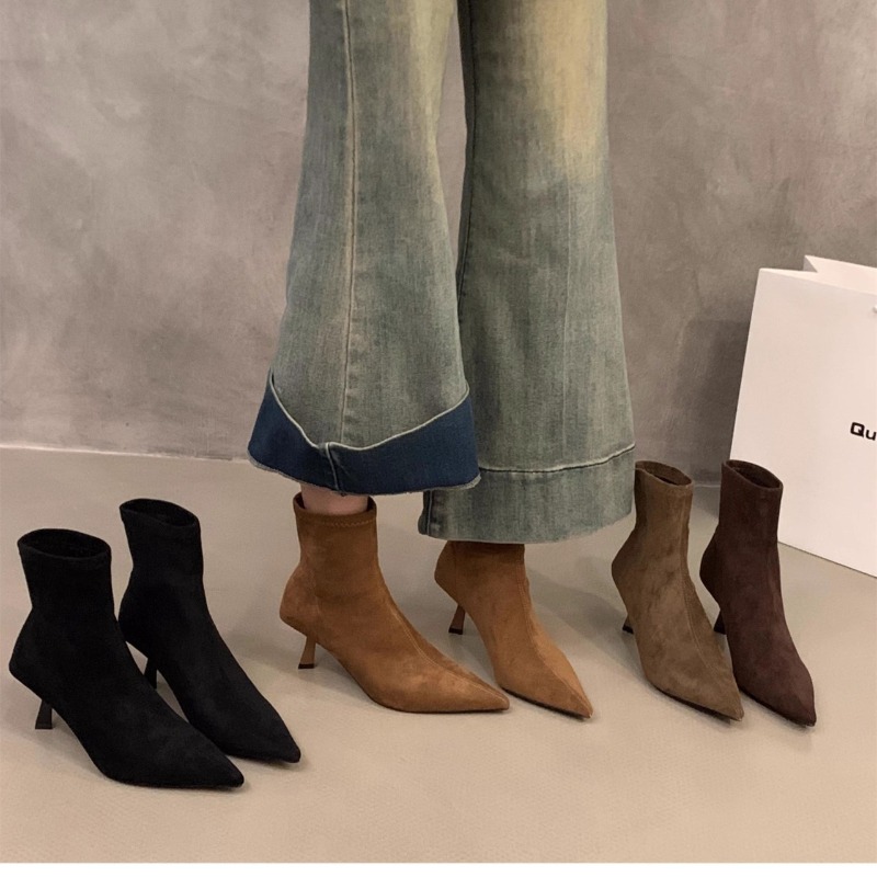 Women's Suede Stretch Ankle Bo - Women'S Fashion Socks ulasan dan harga