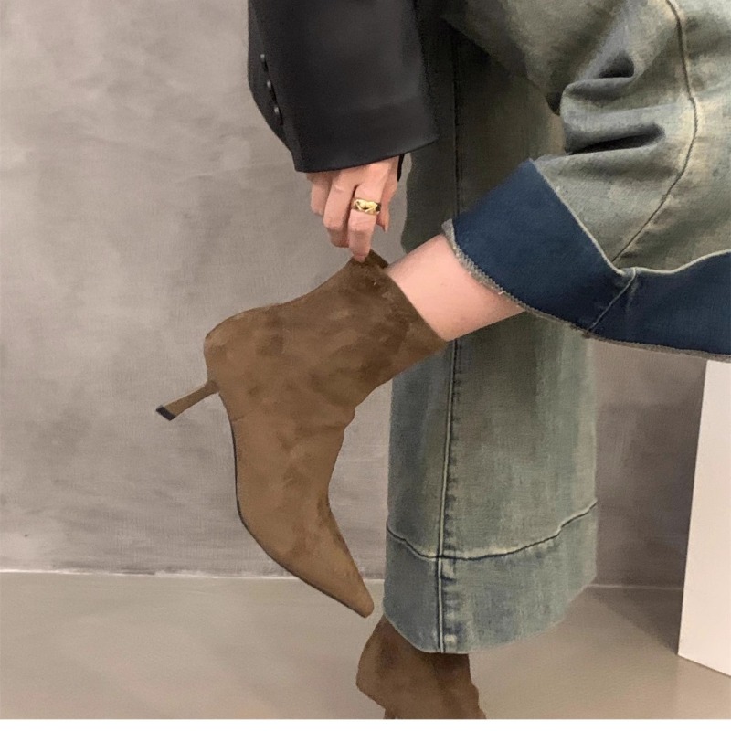 Women's Suede Stretch Ankle Bo - Women'S Fashion Socks ulasan dan harga