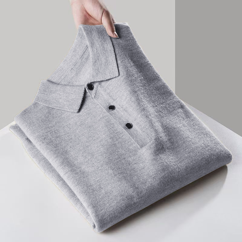 Mens Quarter zipper Sweater Lo - Ribbed Knit Sweater ulasan dan harga