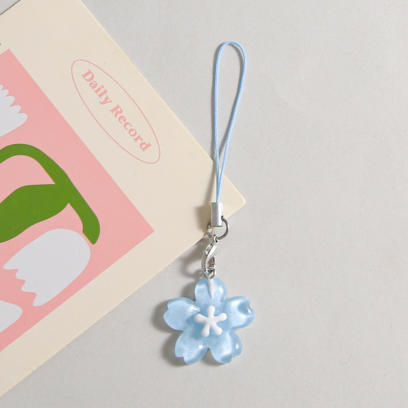 Colorful Resin Flower Phone Ch - Women'S Fashion Korea ulasan dan harga