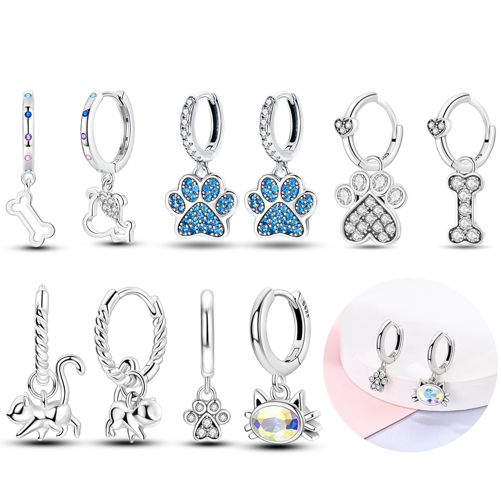 Silver Colors Dog Cat Animal P - Women'S Fashion Website ulasan dan harga
