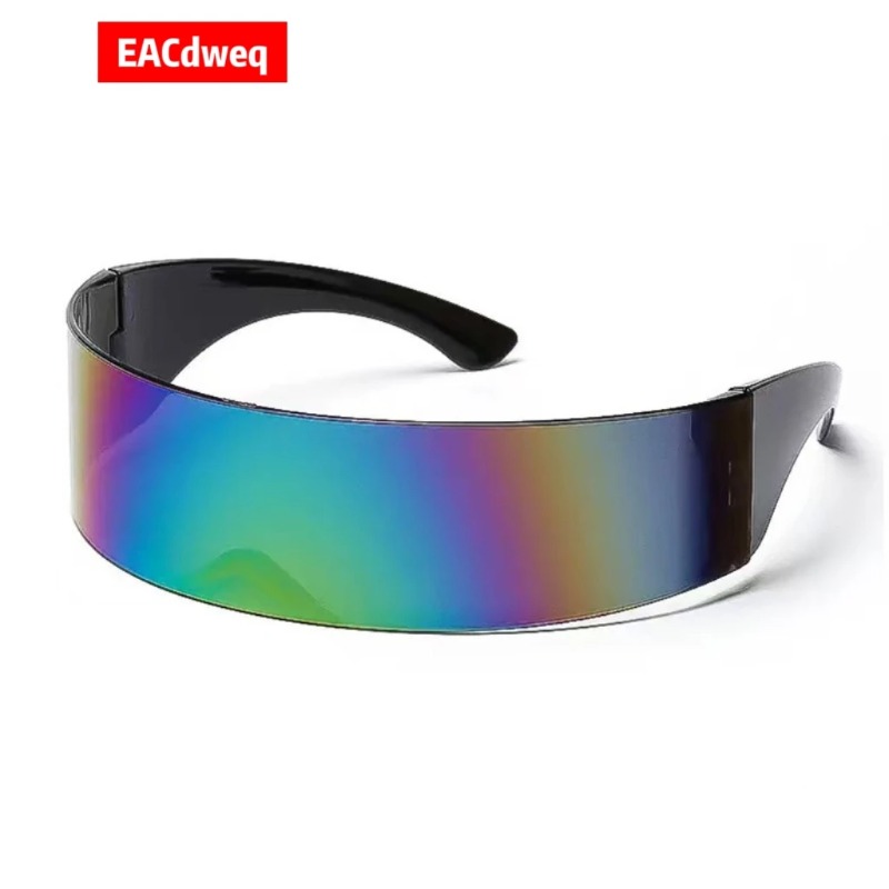 Y2K Futuristic Narrow Cyclops  - Women'S Fashion Visor ulasan dan harga