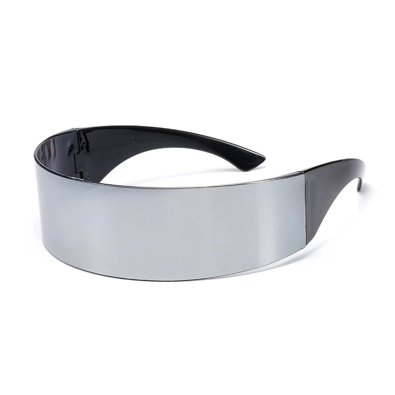 Y2K Futuristic Narrow Cyclops  - Women'S Fashion Visor ulasan dan harga