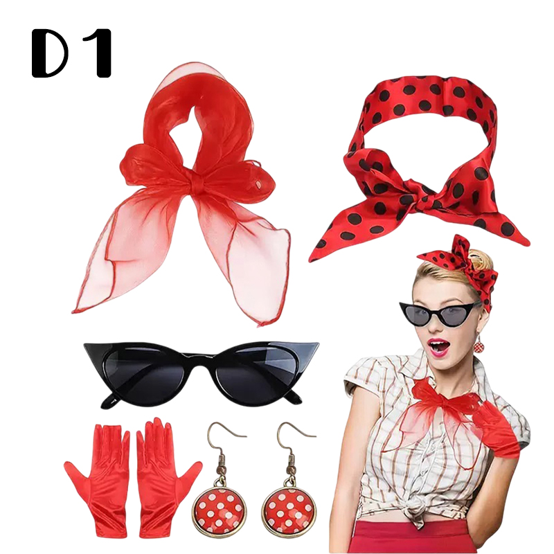 50s Retro Costume Accessories  - Women'S Fashion Of The 50S ulasan dan harga