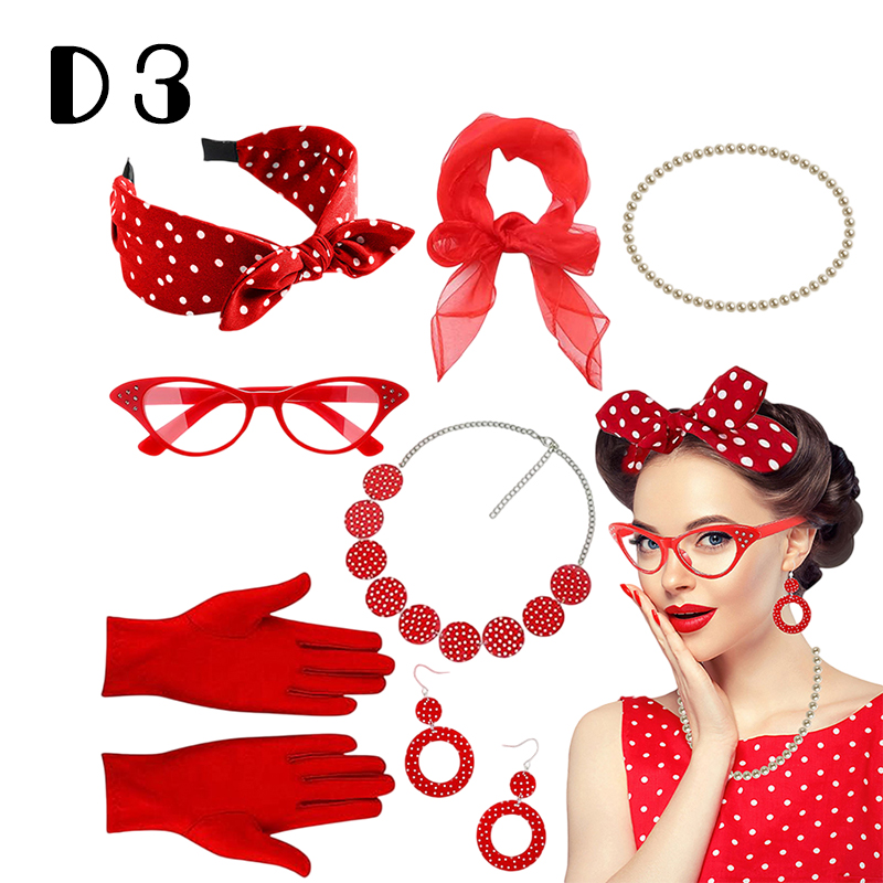 50s Retro Costume Accessories  - Women'S Fashion Of The 50S ulasan dan harga
