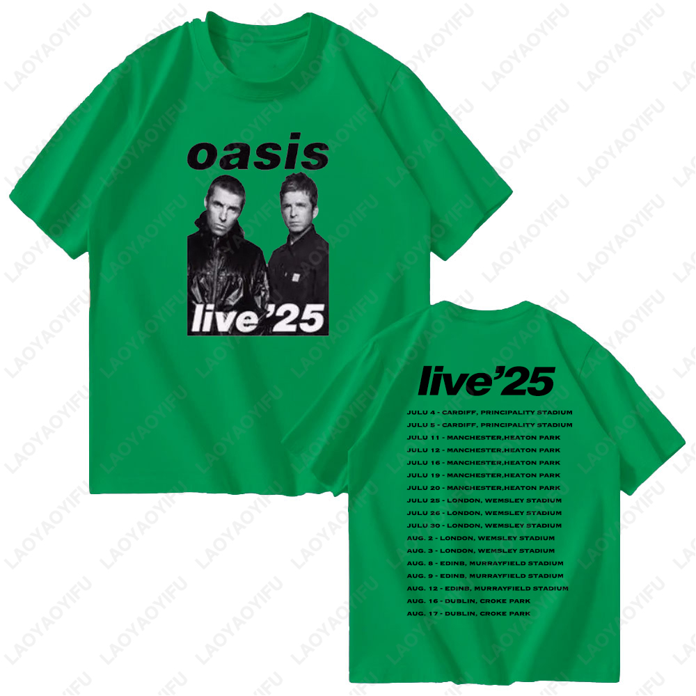 Oasis Live 2025 UK Tour Graphi - Women'S Fashion Uk 2025 ulasan dan harga